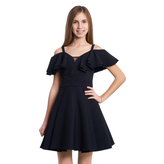 Girls' Classy Cocktail Dress-1